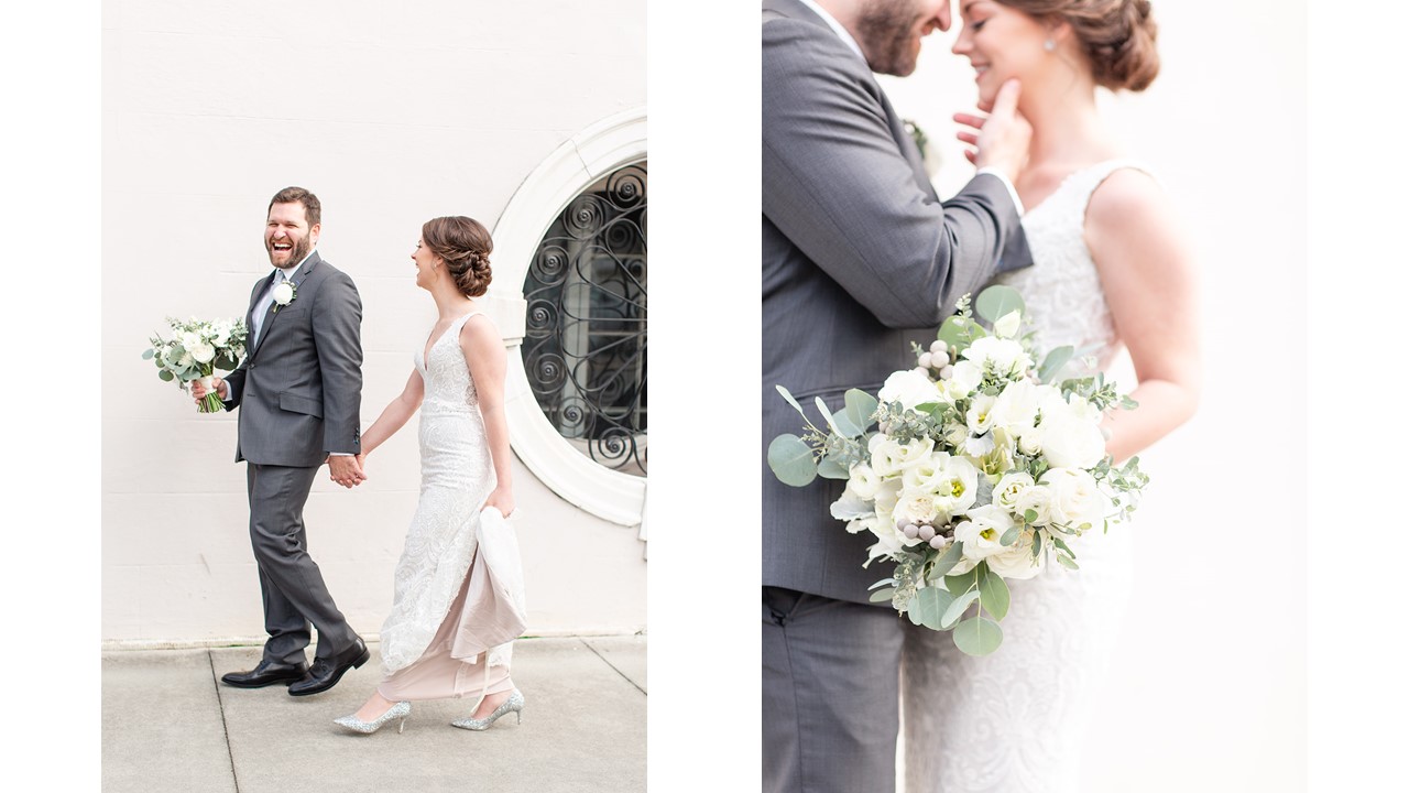 upstairs midtown bouquet couple